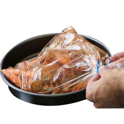 Microwave oven safe bags for roasting