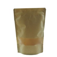 Eco-friendly kraft paper bag with clear window