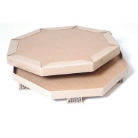 kraft paper packaging box with custom logo for transportation