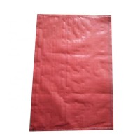 Chinese factory manufacture red pp woven sacks carrot bags 25kg 45x75cm