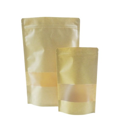 Water proof kraft paper standing up pouch